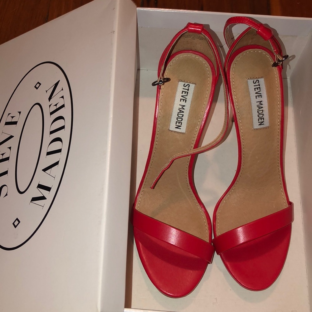 Steve Madden Red Heel